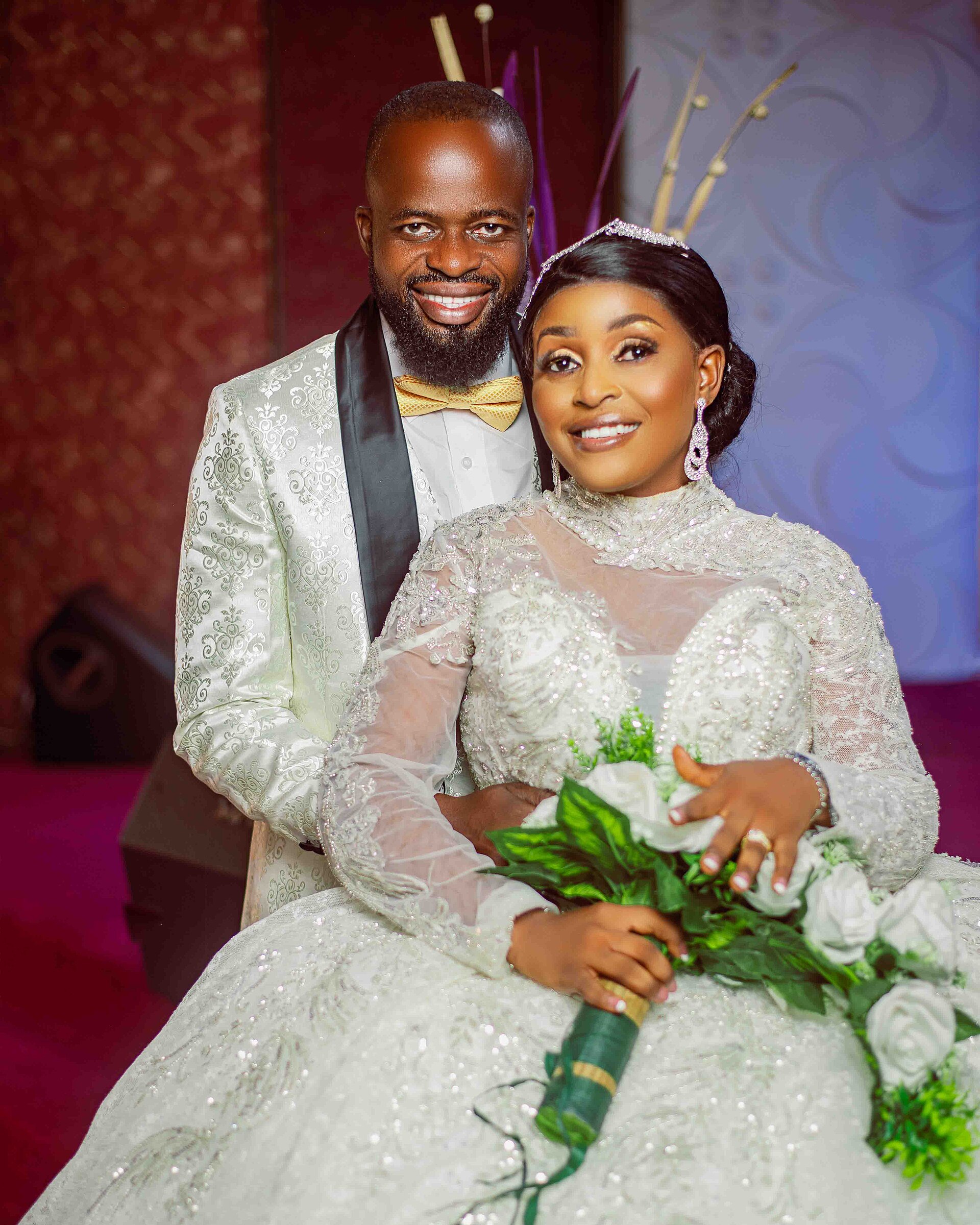 A joyful Nigerian wedding celebration